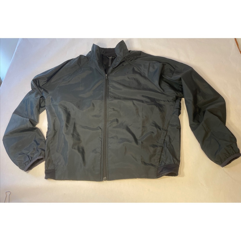 FABLETICS  Jacket Women Large Black Softshell Full Zip Reflective